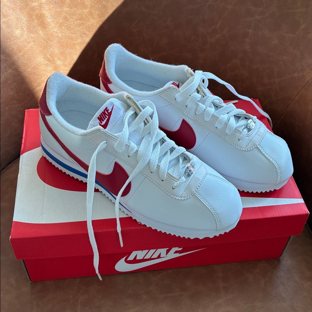 Nike Cortez Leather Varsity Red White Blue